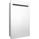  LED kupaonski ormarić s ogledalom boja betona 60 x 11 x 80 cm | shoptok.hr