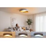  LED prigušiva stropno svetlo SM. GALAXY M. LED/24W/230V Ø 55 cm siva/zlatna + daljinski upravljač | Eponuda.com