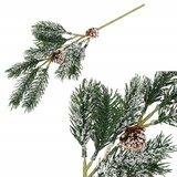  Springos® Božićni ukrasna grančica, smeđa/bijela/zelena | shoptok.hr