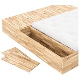 Karup Design Bračni krevet od masivnog bora s prostorom za odlaganje s podnicom 160x200 cm u prirodnoj boji Basement Bed – | shoptok.hr