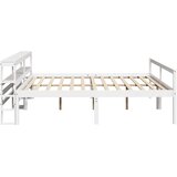  Krevet za starije s uzglavljem bijeli 180x200 cm borovina | shoptok.hr