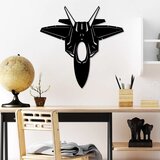 Wallity zidna dekoracija F-22 raptor, 57 x 56 cm, crna | ePonuda.com