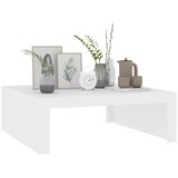  Stolić za kavu bijeli 100 x 100 x 35 cm od konstruiranog drva | shoptok.hr