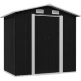 The Living Store Vrtna kućica za pohranu antracit čelična 204 x 132 x 186 cm Cijene