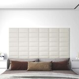  Zidna uzglavlja 12 pcs Krema 30 x 15 cm Baršun | shoptok.hr