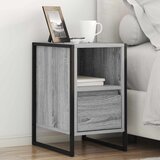  Noćni ormarić s ladicama 2 pcs Siva Sonoma 39,5 x 30 x 50 cm | Eponuda.com