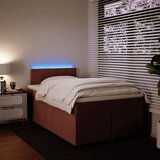 Box spring krevet s madracem ružičasti 120 x 200 cm baršunasti | shoptok.hr