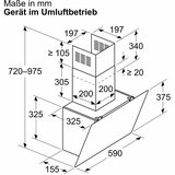 Bosch DWK65DK6K Serija 2 Nagnjena napa, 60 cm | Shoptok.si