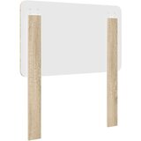 vidaXL Vzglavje z vzglavjem Sonoma hrast 90 cm Konstruiran les | Shoptok.si