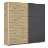 Boxxx OMARA Z DRSNIMI VRATI, temno siva, hrast artisan Cene