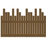  Uzglavlje za krevet boja meda 127,5x3x80 cm masivna borovina | shoptok.hr