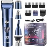 INF 5-v-1 Multifunkcijski Električni Strižnik Las z LED Zaslonom Blue, (5000113915) | Shoptok.si