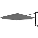  Stenski senčnik s kovinskim drogom 300 cm antraciten, (20609586) | Shoptok.si