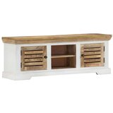 TV omarica 110x30x40 cm trden mangov les, (20732022) | Shoptok.si