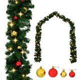  Božična girlanda okrašena z bučkami in LED lučkami 5 m | Shoptok.si