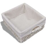 vidaXL klop s prostorom za shranjevanje bela 62x33x42 cm pavlovnija, (20772342) | Shoptok.si