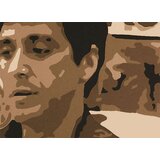  Ručno slikane slike na platnu na platnu POP Art HAVANA - AL PACINO 4-dijelna () | shoptok.hr