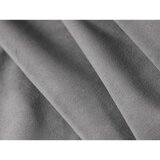 Mazzini Sofas Svetlo siva žametna sedežna garnitura levi kot 264 cm Vanda – | Shoptok.si