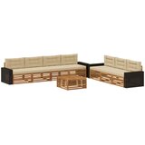  Set vanjskih sofa 8 pcs Prirodna i bež 79 x 79 x 37 cm | shoptok.hr