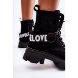 Boto Suede High Boots With Warming Black Danity | ePonuda.com