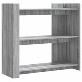 Maison Chic konzolna miza - miza ob steni siva sonoma 100x35x90 cm inženirski les, (21786530) | Shoptok.si