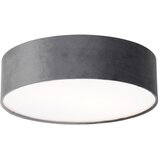 QAZQA Moderna stropna svetilka siva 40 cm z zlato notranjostjo - Drum Cene