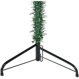  Tanka umjetna polovica božićnog drvca sa stalkom zelena 120 cm | shoptok.hr