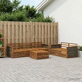  Set vanjskih sofa 6 kom. Prirodna Čvrsto drvo akacije | shoptok.hr