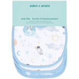 Aden+Anais essentials 3 dijelni komplet pamučnih podbradnjaka space explorers | shoptok.hr