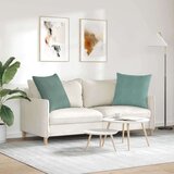 vidaXL jastučići za sofu 2 pcs morska zelena 60 x 60 cm | shoptok.hr