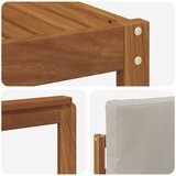  Set vanjskih sofa 7 kom. Prirodna i svijetlo siva | shoptok.hr