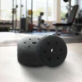  Težne plošče 4 pcs Črna Ø 21.5 x 3.8 cm Cement in železni pesek, (5000112425) | Shoptok.si