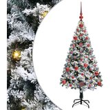 vidaXL Umestno božično drevo Zelena 120 cm PVC, jeklo in plastika | Shoptok.si