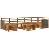 vidaXL Zunanja garnitura za sedenje 7 pcs Naravna Masiven les akacije, (5000282226) | Shoptok.si