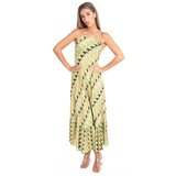 Isla Bonita By Sigris Dolge obleke Dolga Midi Obleka Rumena Cene