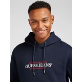 Guess Jeans Sweater majica morsko plava / crvena / bijela | shoptok.hr