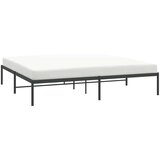 Metalni okvir za krevet crni 193x203 cm | shoptok.hr