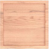 Stolna ploča svjetlosmeđa 60x60x(2-6) cm tretirana hrastovina | shoptok.hr