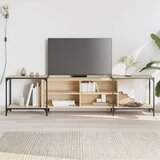 TV ormarić boja hrasta sonome 203x37x50 cm konstruirano drvo | shoptok.hr