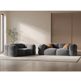 Cosmopolitan Design Siva žametna sedežna garnitura 180 cm Loretto – | Shoptok.si