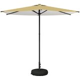  Vrtni Parasol s Podnožjem Pravokutni 2,7 x 2,7 m Poliester Žuta 270 x 270 cm | shoptok.hr