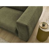 Bobochic Paris Zelena sedežna garnitura za spanje/raztegljiva iz šenilje 240 cm Hugo – | Shoptok.si