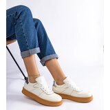 Gemre White lace-up platform sneakers Felicita | shoptok.hr