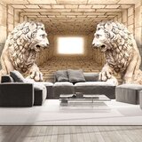  Samoljepljiva foto tapeta - Mystery of lions 147x105 Cijene