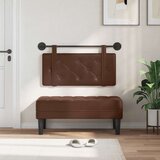  Držeće uzglavlje Zidne Smeđa 80 cm Lažna koža - Smeđa 80 cm bez LED | shoptok.hr