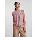 Pieces Old Pink Lace Top Olline - Women's Cene