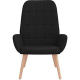  Opuštajuća fotelja crna tkanina | shoptok.hr