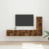  Komplet TV omaric 3 pcs Dimljeni oreh Konstruiran les, (5000132705) | Shoptok.si