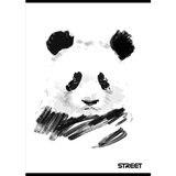 STREET Zvezek Black & white A5 črte z robom | Shoptok.si