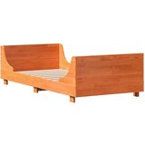 vidaXL Okvir kreveta bez madraca voštano smeđi 100x200 cm od borovine | shoptok.hr